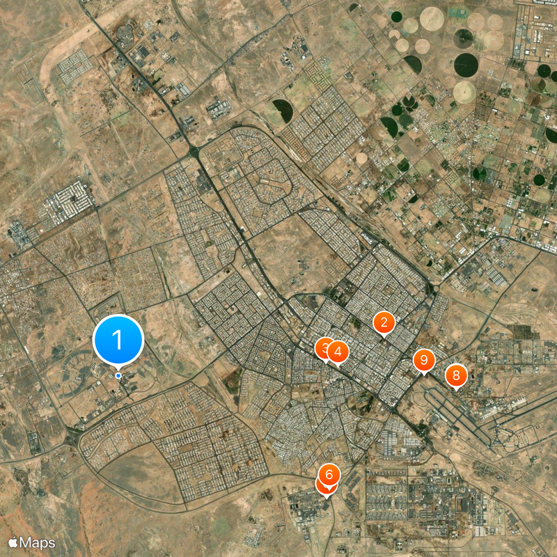 University of Tabuk Map