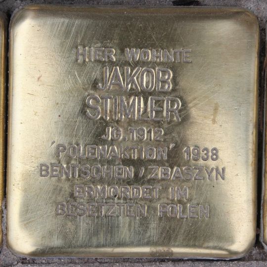 Stolperstein für Jakob Stimler