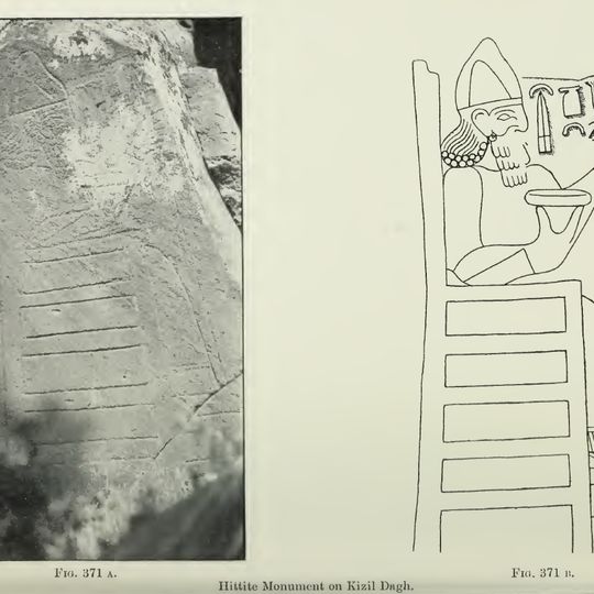 Felsrelief am Kızıldağ