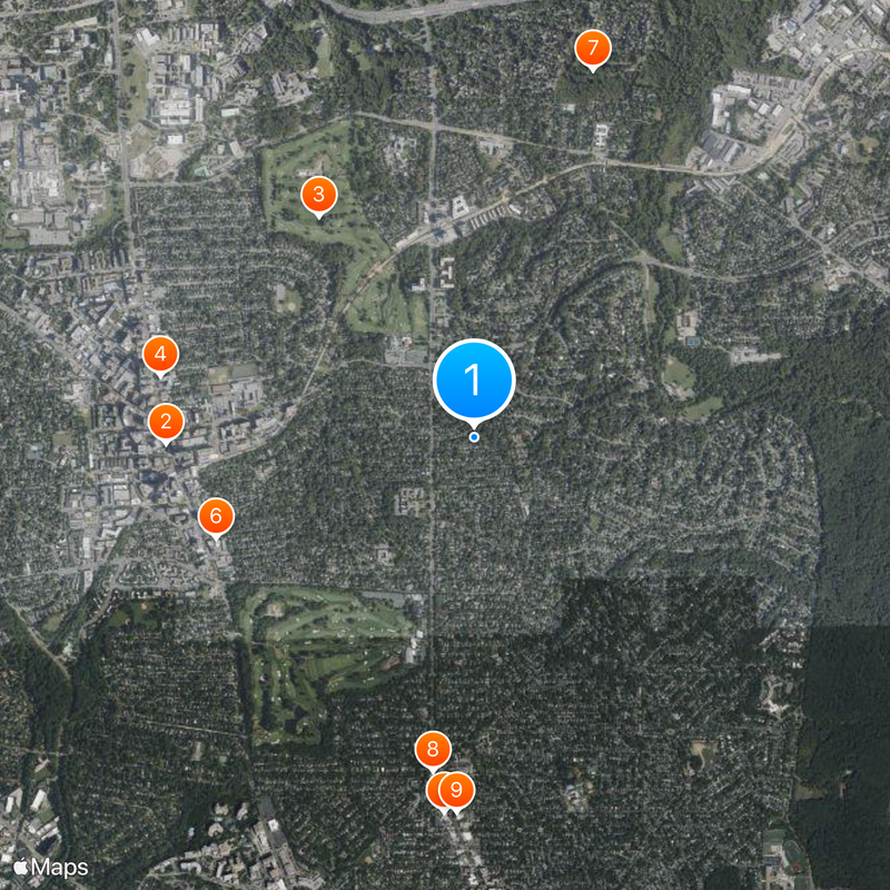 Chevy Chase Section Five Map