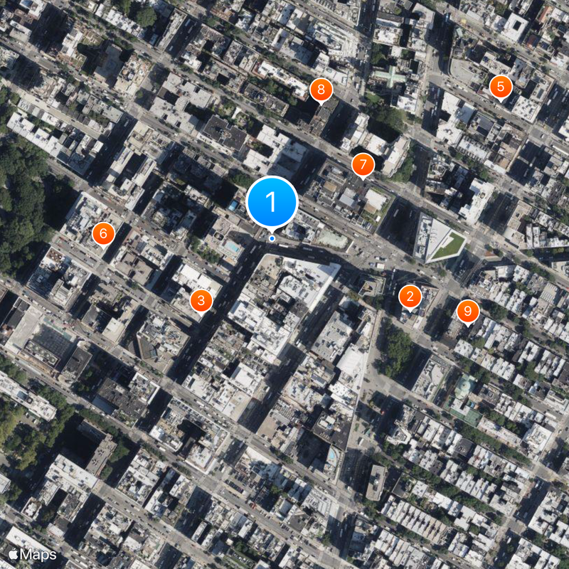 Harvey Milk High School Map