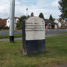 Milepost On West Corner Of Junction With Creskeld Lane At Se 258 428