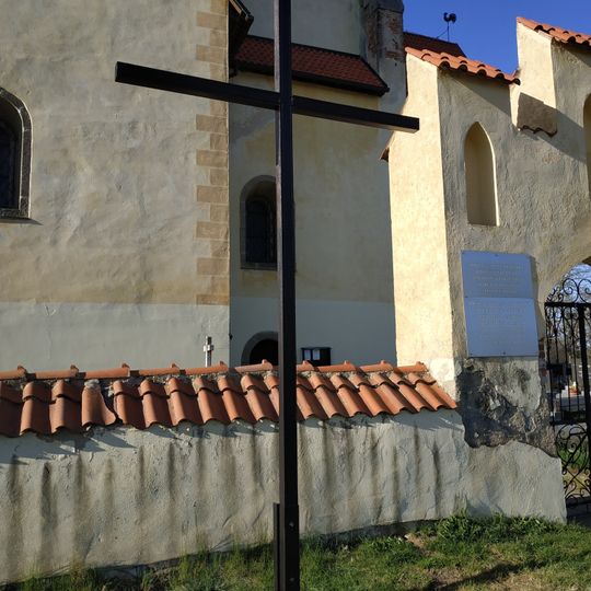 Wooden cross in Chvojen