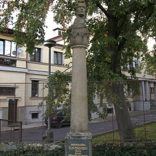 Bust of Karel Hynek Mácha in Přeštice