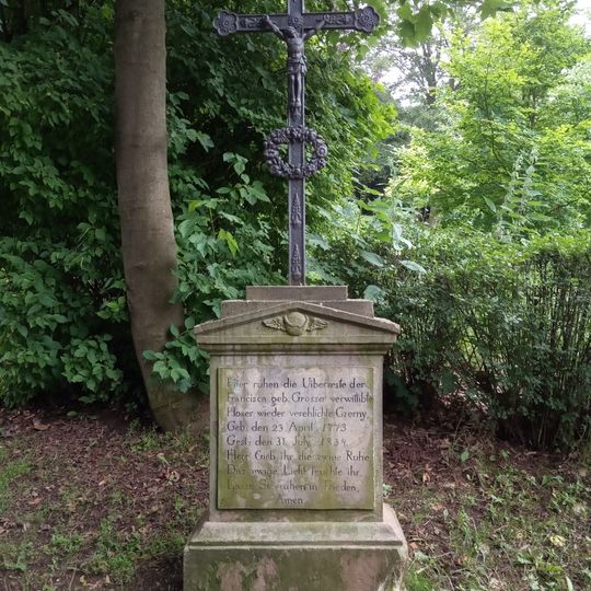 Francisca Czerny's cross in Trutnov city park