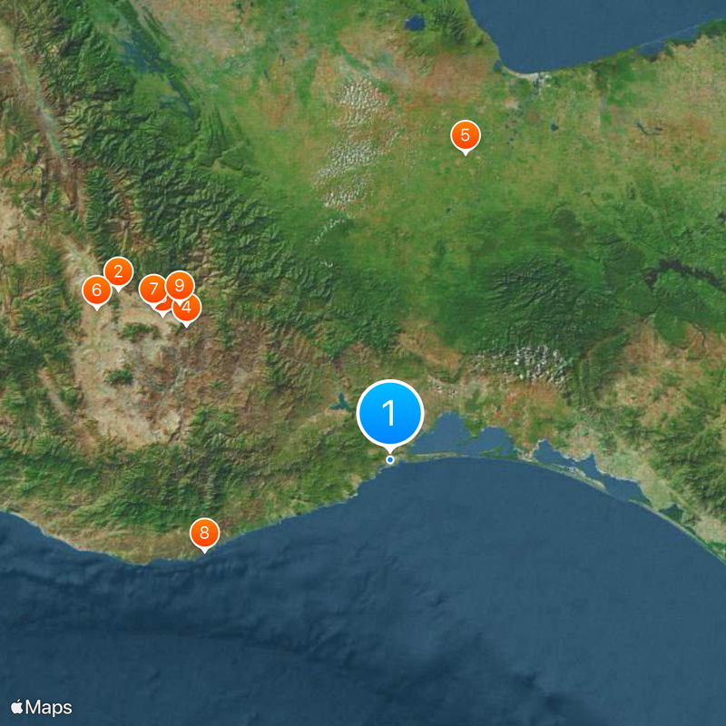 Salina Cruz Map