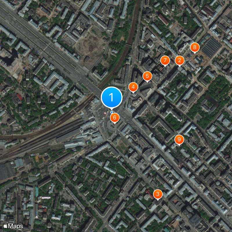 Belorusskaya Map