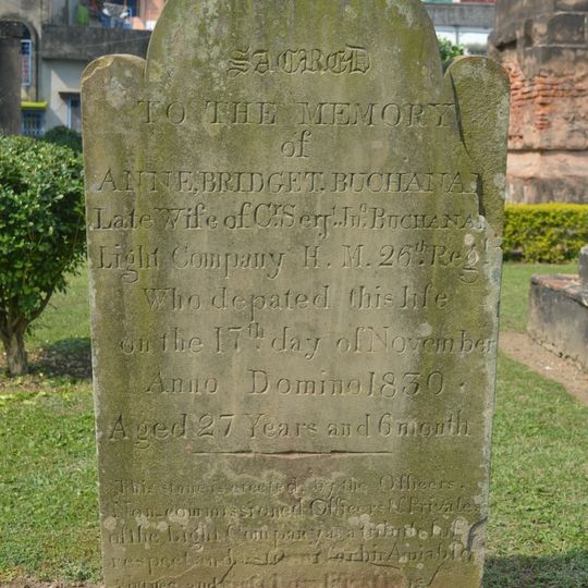 Anne Buchanan's grave
