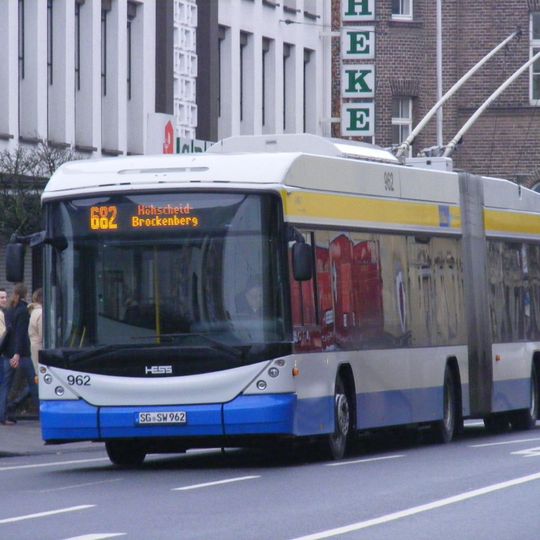 Trolleybuses in Solingen