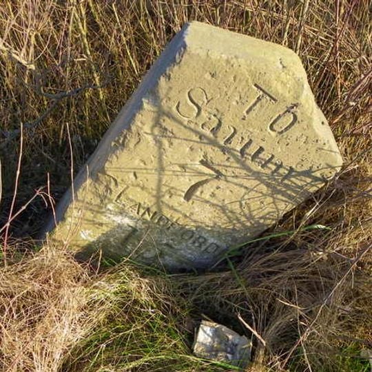 Milestone 200 Metres South West Of Grimsdyke Granaries