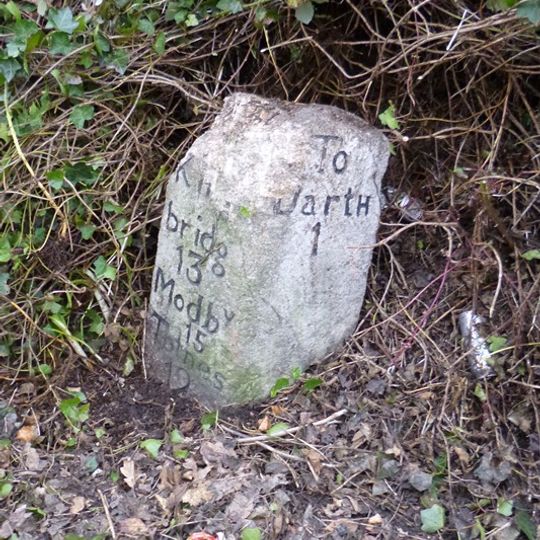 Milestone, Victoria Road, opp. Thurlestone Court