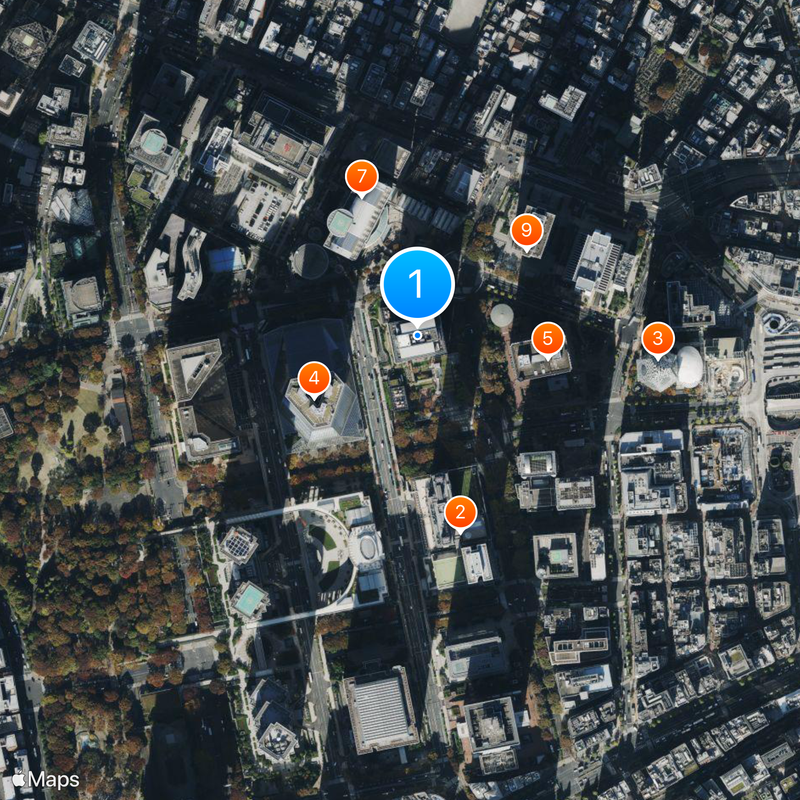 Shinjuku Mitsui Building Mappa