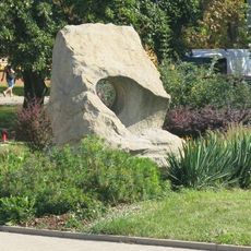 Kamenná plastika v Pivovarské ulici v Bílině