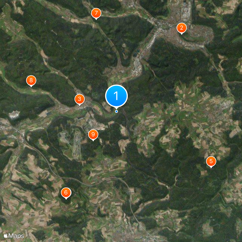 Danube Sinkhole Map