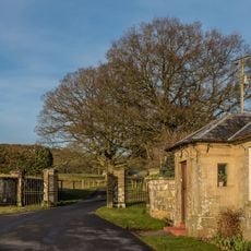 Gates And Piers And Walls To South West Of House At Entrance To The Lodge