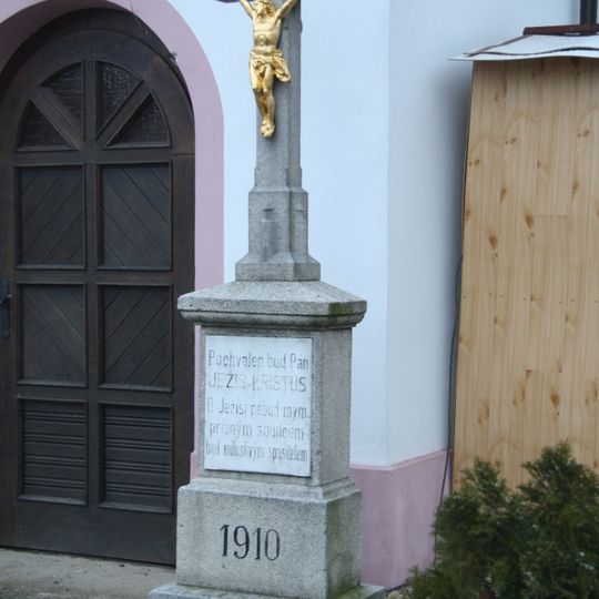 Wayside cross near chapel of Saint Florian