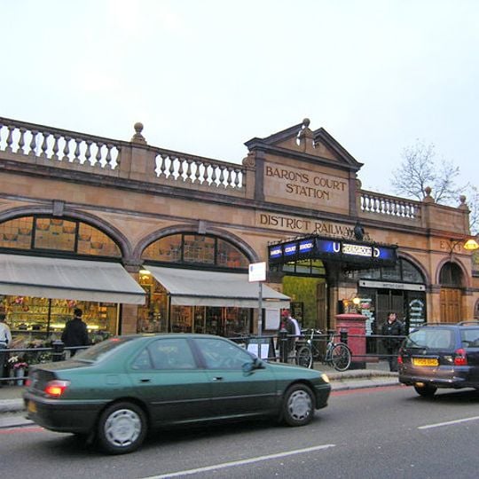 Barons Court tube station
