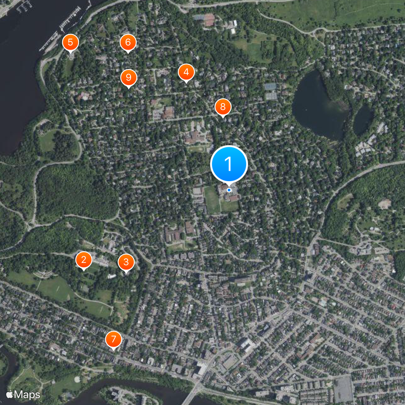 Ashbury College Map