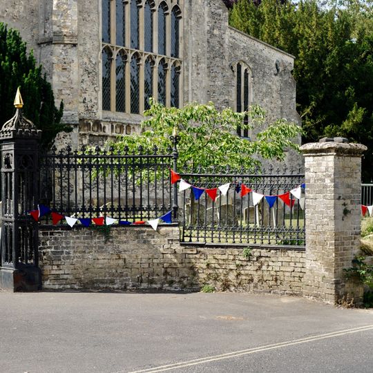Gate Piers And Railings At The Eastern Entrance To The Churchyard
