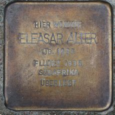 Stolperstein en memoria de Eleasar Alter