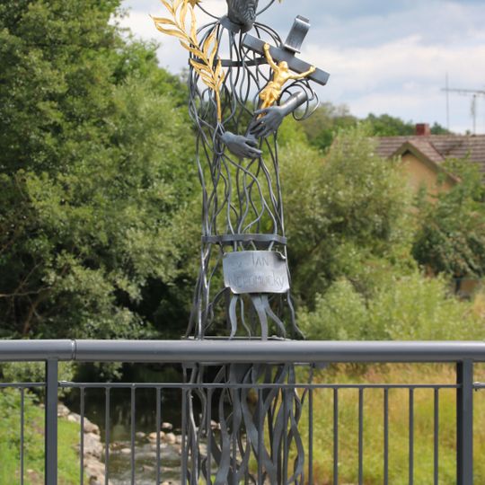 Socha svatého Jana Nepomuckého ve Spáleném Poříčí