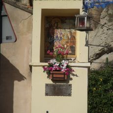 Ceramic panel of Our Lady of Agres in Ontinyent