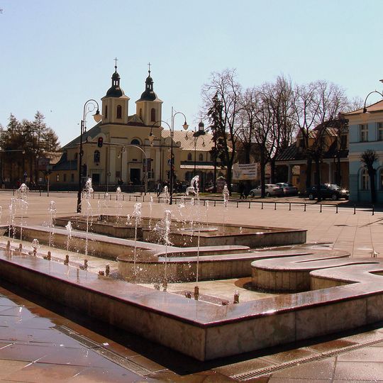 Kościuszki Square in Aleksandrów Łódzki