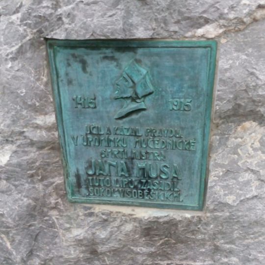 Pomník mistra Jana Husa v Brně Soběšicích