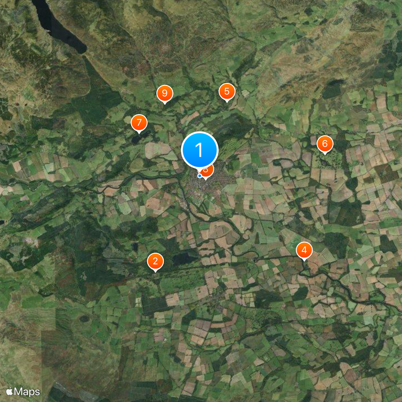 Crieff Map