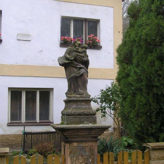 Socha svatého v Bílém Újezdu