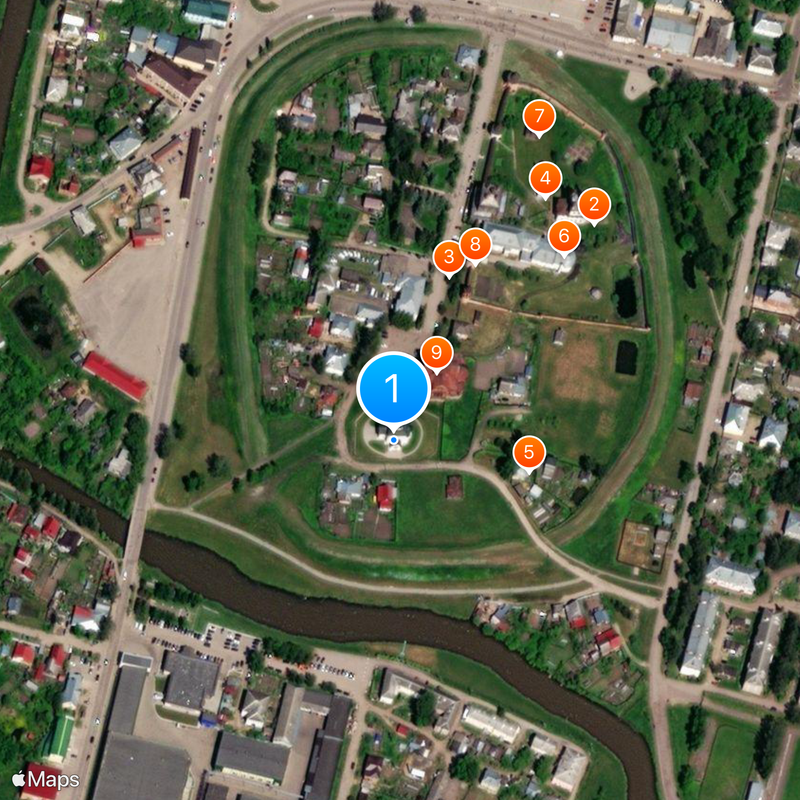 Saint George Cathedral Map