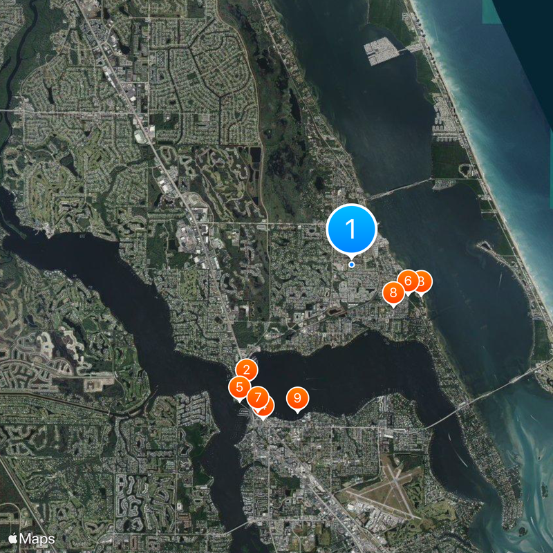 Jensen Beach Map