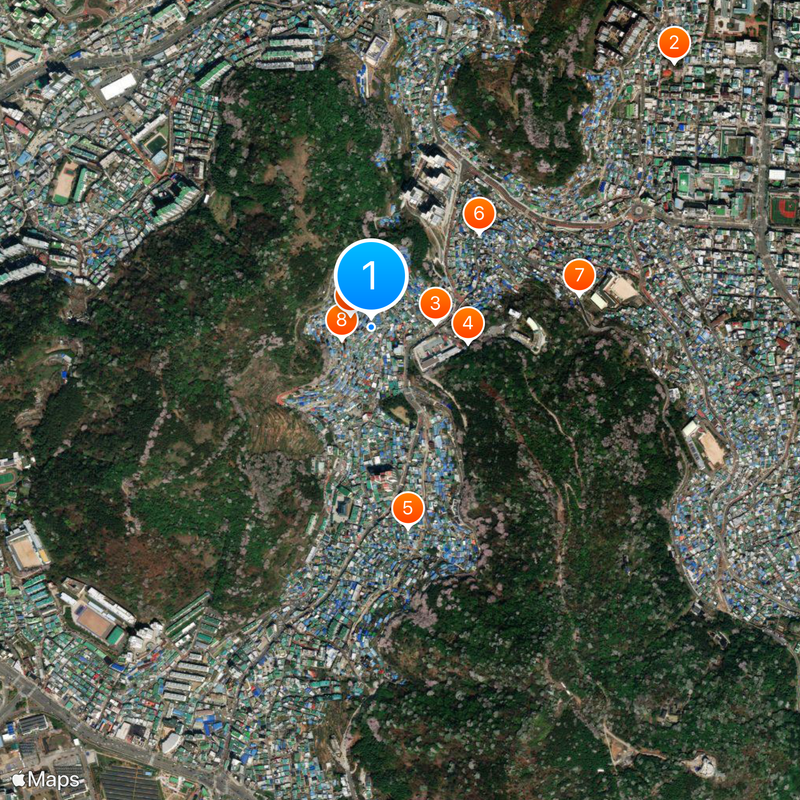 Villaggio della cultura di Gamcheon Mappa