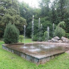 Kašna v Parku Severní Terasa v Ústí nad Labem