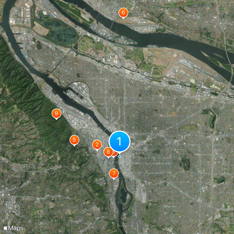 Portland Map