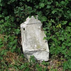 Milestone, Holt Down Plantation; 75m E of Butser House