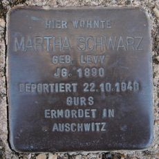 Martha Schwarz geb. Levy