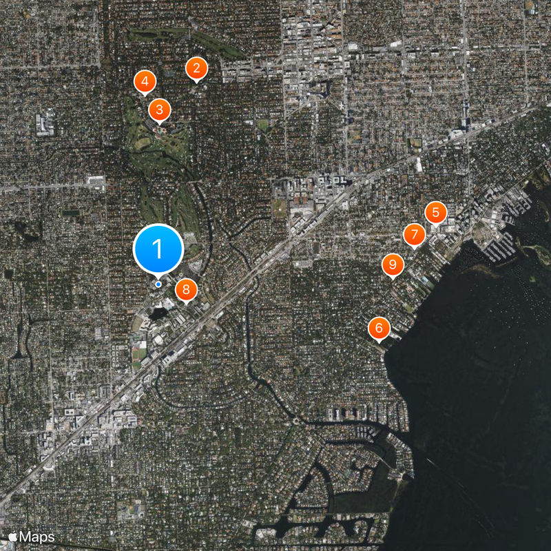 University of Miami Map