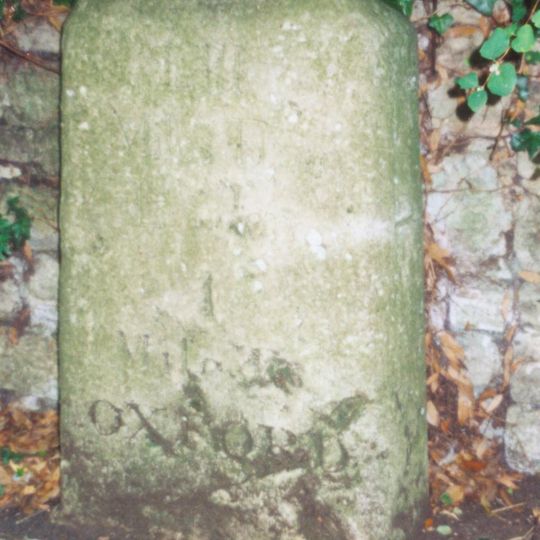 Stone On The South Side Of Headington Road 50 Yards East Of Hilltop