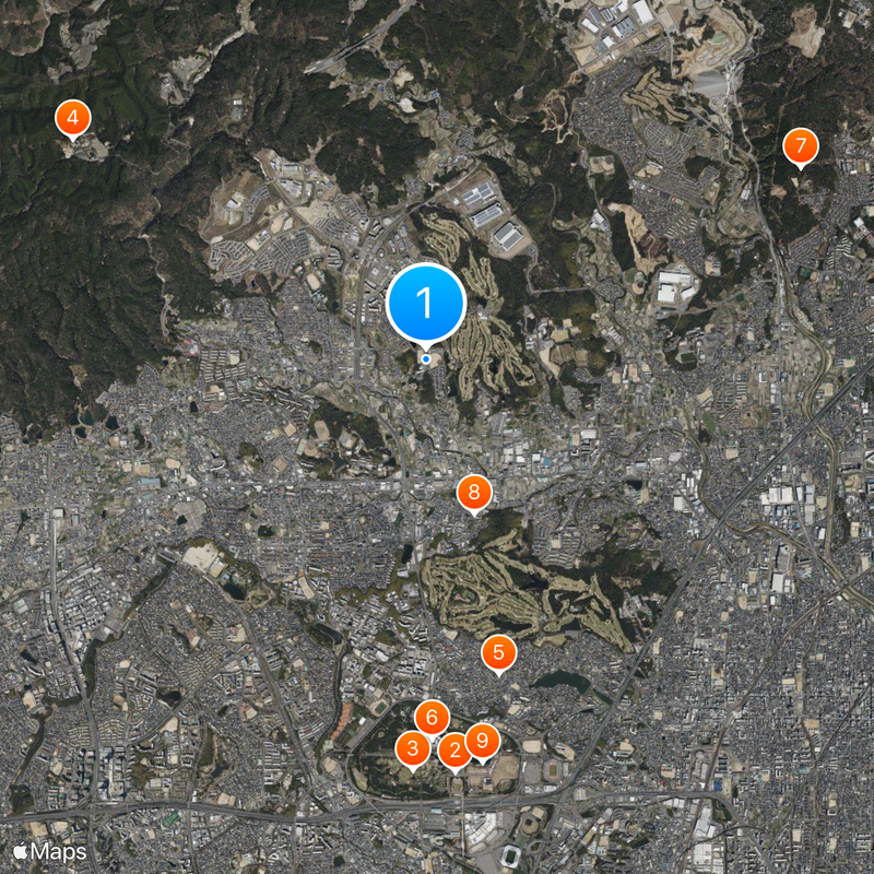 Koyodai High School Map