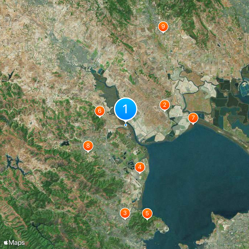 KCBS Map