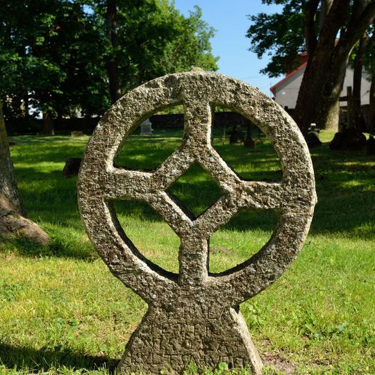 Stone cross in Viru-Nigula churchyard