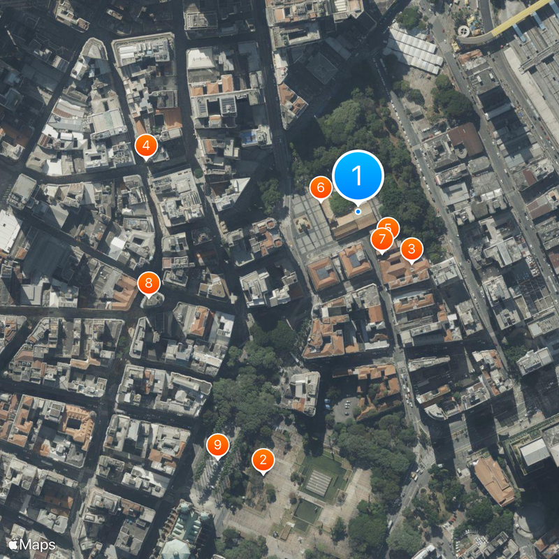 Pátio do Colégio Map