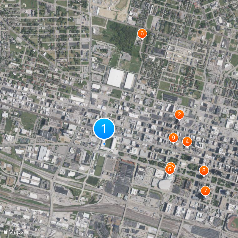 Energizer Park Map