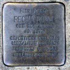 Stolperstein dedicated to Recha Romm