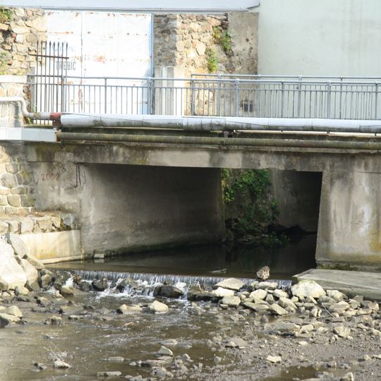 Most před ústím Stařečského potoka