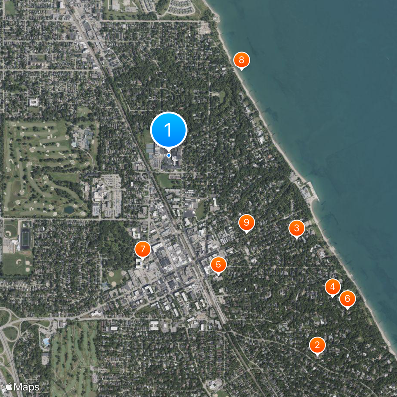 Highland Park High School Map