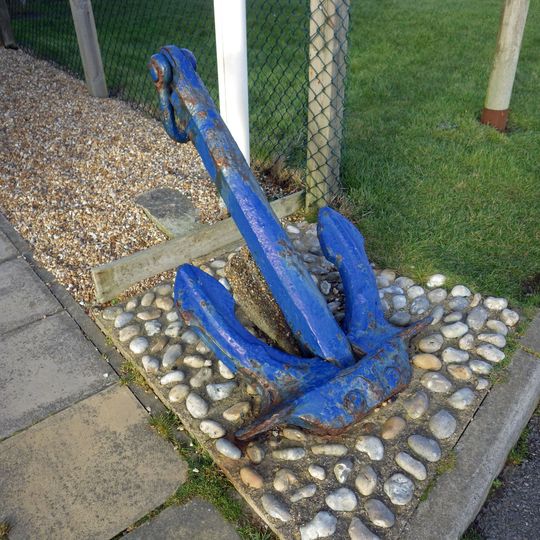 An Admiralty Pattern anchor taken from a trawler ship off Normans Bay.