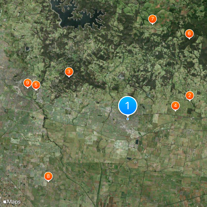 Pakenham Map