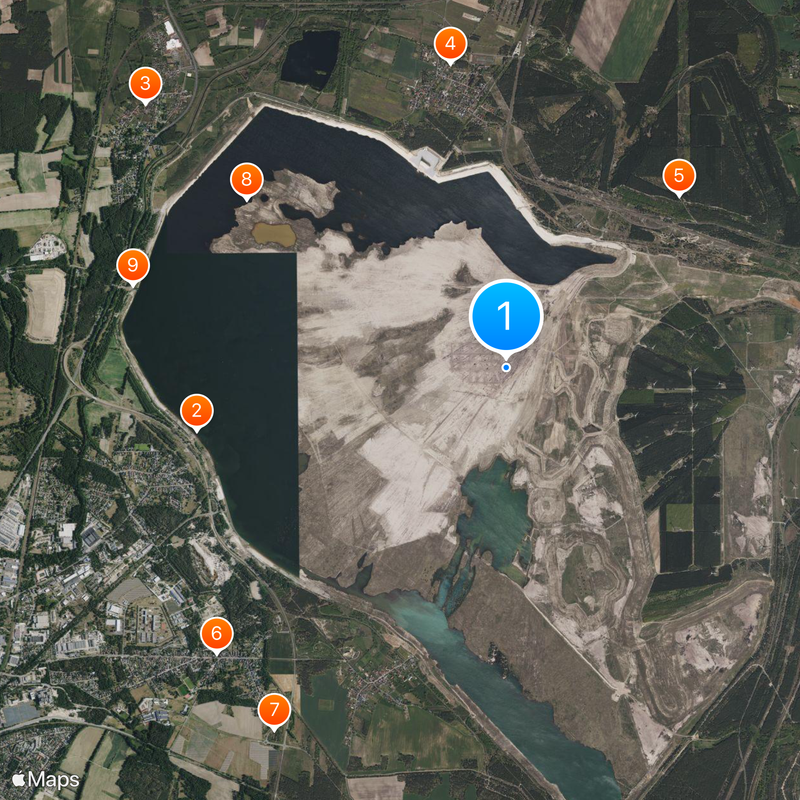 Cottbuser Ostsee Map